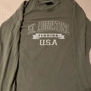 ♡ St. Augustine Tribe Dark Green Long Sleeve ♡